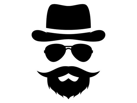 Man With Beard And Hat Logo Template Png Vector In Svg Pdf Ai Cdr Format