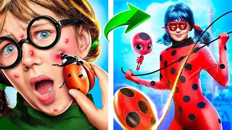 Aku Diadopsi Oleh Ladybug Cara Menjadi Ladybug Yang Menakjubkan Youtube