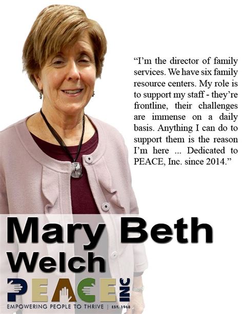 Mary Beth Welch – Director of Family Services | PEACE, Inc.