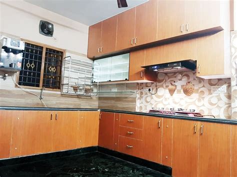 L Shape Wooden Modular Kitchen At Rs Sq Ft In Chennai Id