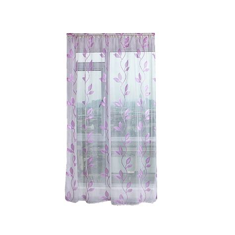 Ionze Home Textiles Trees Sheer Curtain Tulle Window Treatment Voile