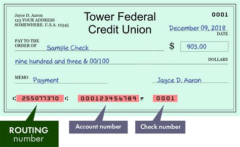 Tower Federal Credit Union Routing Number Get What You Need For Free