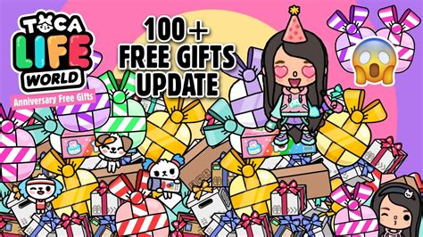 100 Free Ts In Toca Life World 😱😍🎁 Toca Boca Update Necolawpie Youtube