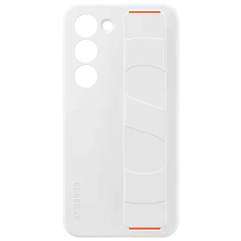 Buy Samsung Soft Silicone Back Case For Galaxy S23 Soft Grip White