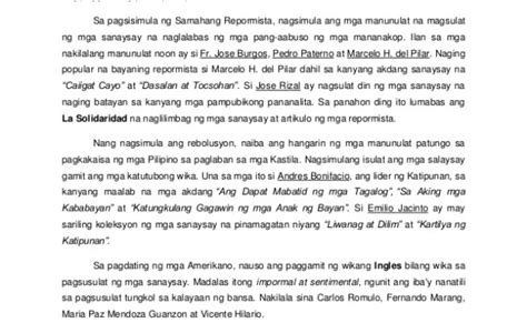 Pagsulat Ng Sanaysay Tungkol Sa Katapatan Ng Sariling Opinyon Ideya O