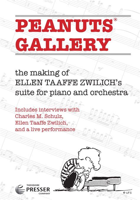 Peanuts Gallery The Making Of Ellen Taaffe Zwilich S Suite For Piano