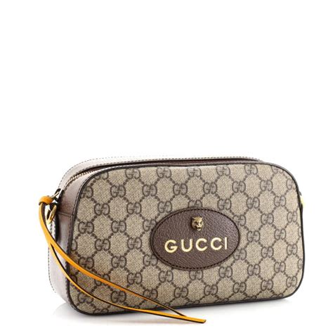 Gucci Neo Vintage Camera Messenger Bag Gg Coated Canvas At 1stdibs