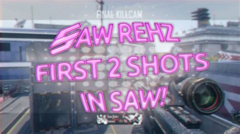 Saw Rehz Joined Saw 2 Shots Today YouTube