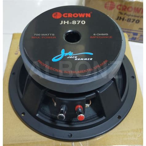 Crown Jh Watts Jack Hammer Series Instrumental Speaker Lazada Ph