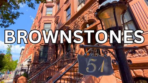 Upper West Side Brownstones Walking Tour Nyc Manhattan 4k Youtube