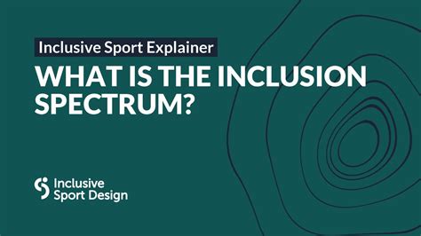 What Is The Inclusion Spectrum Youtube