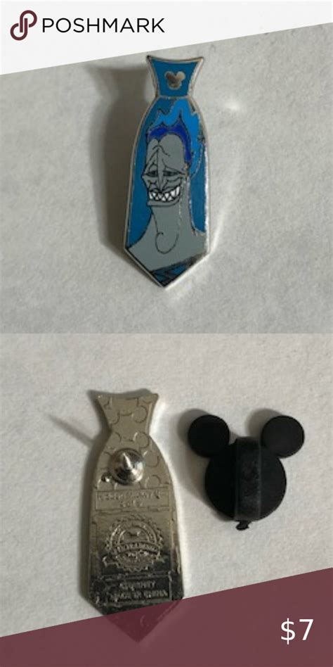 Hades Tie Hidden Mickey Villain Neckties Collection Disney Pin