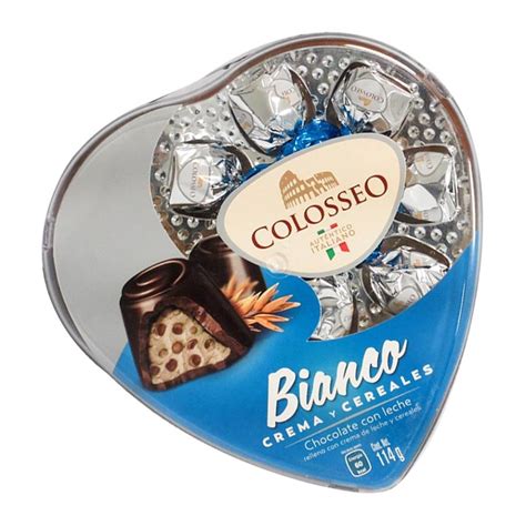 Chocolates Colosseo Bianco Crema Y Cereales 114 G Walmart