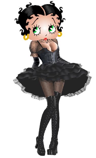 Photo Bettyboopblackwidowpng Black Betty Boop Betty Boop Art Betty