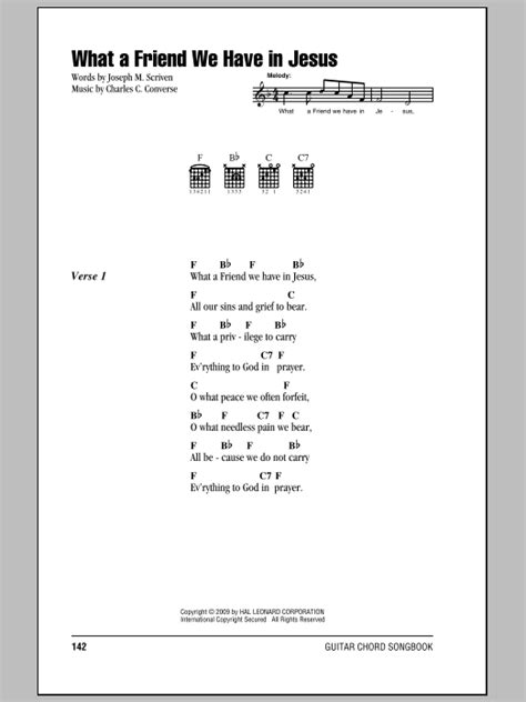 What A Friend We Have In Jesus By Joseph M Scriven Sheet Music For