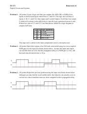 Hw Solutions Pdf Ee Digital Circuits And Systems Homework