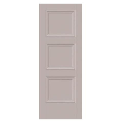 Masonite Livingston Driftwood 3 Panel Square Hollow Core Molded Composite Slab Door Common 30