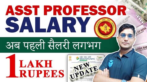 Assistant Professor Salary Salary Lakh Rupees New