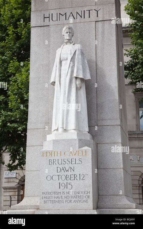 Edith Cavell s statue in London Stock Photo - Alamy