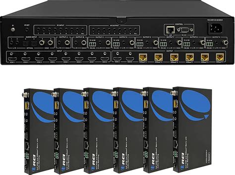 OREI 8X8 4K HDMI Matrix Switcher Extender HDBaseT UltraHD 4K 60Hz 4