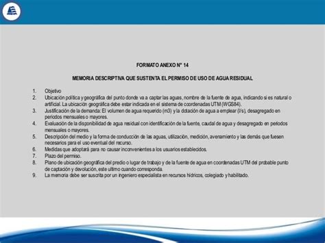 Autorizaciones Y Permisos De Uso De Agua