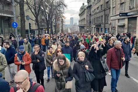 Foto Ogroman Broj Ljudi Na Protestu U Beogradu Zahtevaju Se Novi