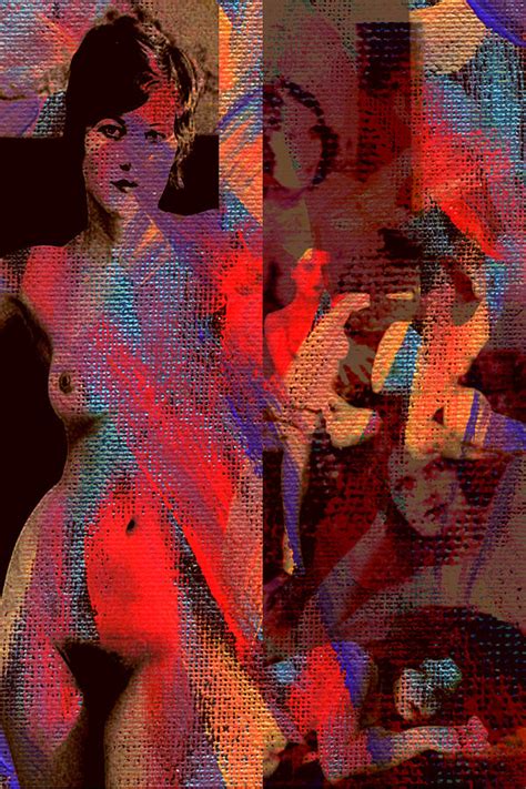 Female Nude Of Mixed Media By Roseanne Jones Pixels