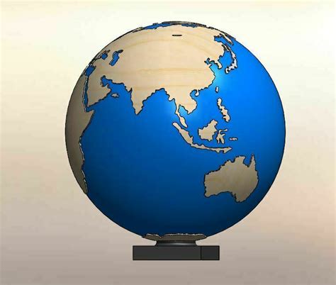 Stl Datei Terrace Globe With Base・3d Druckbares Modell Zum