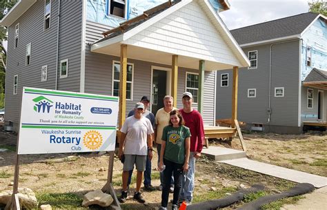 Habitat For Humanity Rotary Club Of Waukesha Sunrise