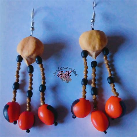 Awa Diy Earrings Natural Style Inspiration Jewelry Seeds Ear