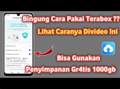 Cara Menggunakan Terabox Menggunakan Aplikasi Terabox Youtube