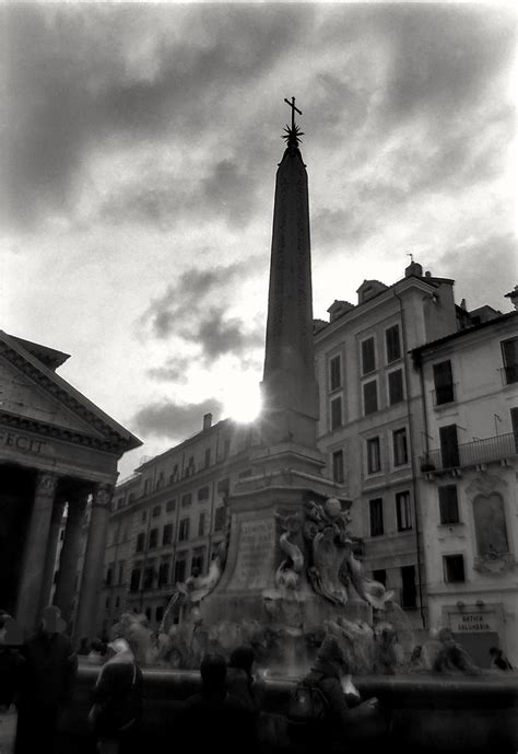 Piazza Del Pantheon Nikkormat Ft Nikkor Ai Fomapa Paolo