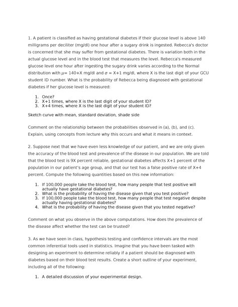 Project Directions Stats A Patient Is Classified As Having