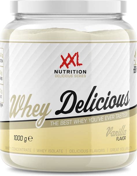 Xxl Nutrition Whey Delicious Vanille Wei Eiwitpoeder Met Bcaa