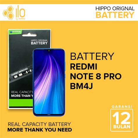 Promo Baterai Xiaomi Redmi Note Pro Hippo Battery Bm J Mah