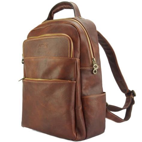 Italienische Leder Rucksack Charlie Florence Leather Market Bag