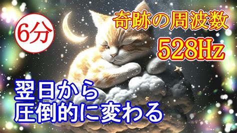 【幸運を引き寄せる音楽】寝る前に聞き流すだけで翌日から幸運体質に変わる奇跡の周波数528h開運ヒーリング Youtube