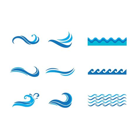 Premium Vector Water Wave Logo