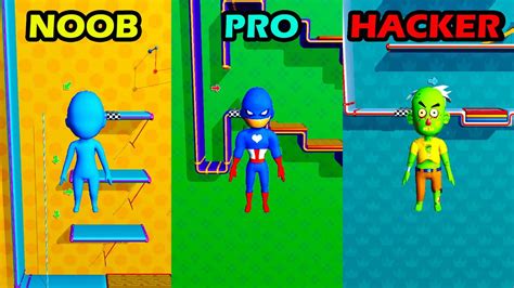 Noob Vs Pro Vs Hacker Run Race 3d Youtube