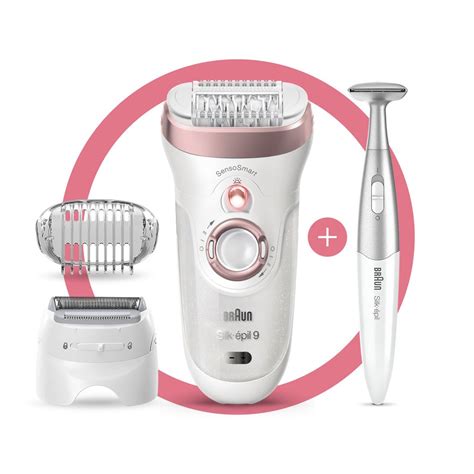 Braun Silk épil 9 SkinSpa SensoSmart 9 980 epilator rose gold 4 in 1