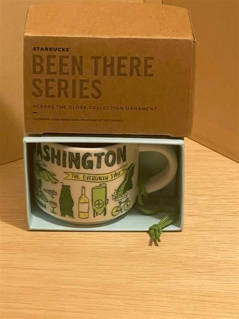 Starbucks Coffee Been There Series Washington Ceramic Mug Ornament Or