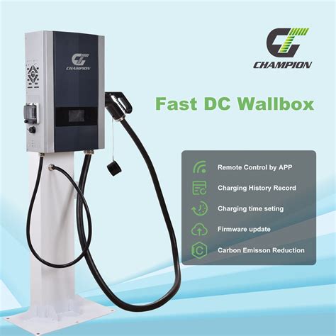 20kw Wall Mounted EV Charger Gbt CCS DC Fast Charging Commercial Home