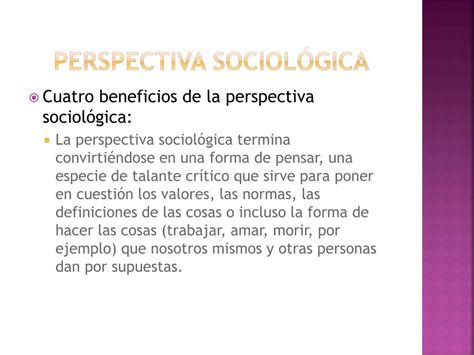 Ppt La Perspectiva Sociológica Powerpoint Presentation Free Download Id5444151