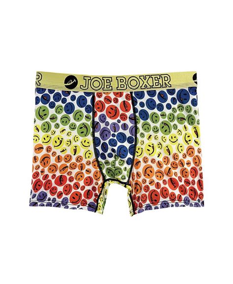 Joe Boxer Men S Psychedelic Lickies Performance Boxer Briefs Macy S