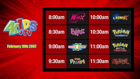 4kids Tv Lineup Feb 10th 2007 Onion Verse Au By Onionmastori On