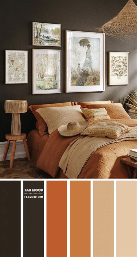 Best Bedroom Colour Combination Ideas Charcoal Sand Terracotta