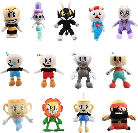 Uiuoutoy Cuphead Mugman Chalice The Devil King Dice Ghost Cagney