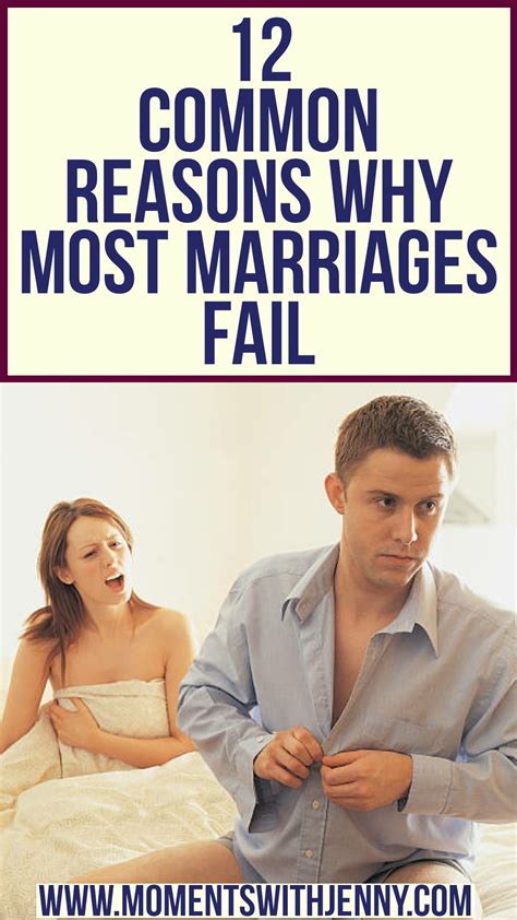 12 Common Reasons Why Most Marriages Fail Why Marriages Fail