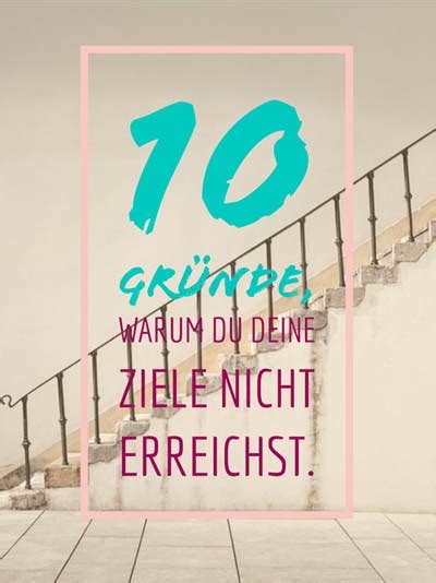 10 Gründe warum du deine Ziele nicht erreichst Careletics