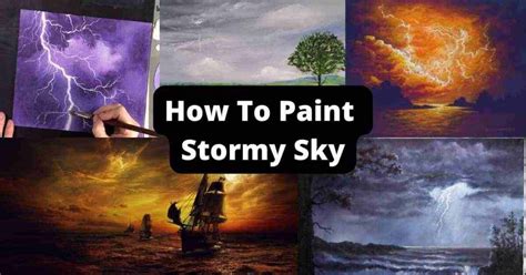 How To Paint Stormy Sky 20 Tutorials For All Levels | Acrylic Painting School